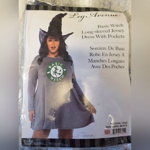 NWT Basic Witch Halloween Costume ( dress only) Sz 1x/2x